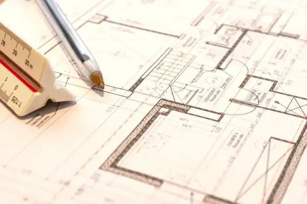 Image of architect Devizes drawings